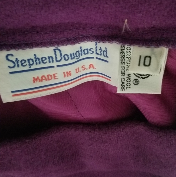 Stephen Douglas Ltd. 100% wool skirt sz 10 - Picture 3 of 3